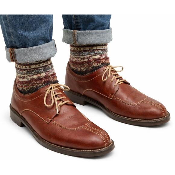 Cole Haan Country Vintage Cognac Brown Leather Split Toe  display picture 2